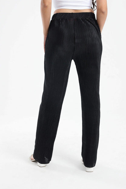 Ribbed Voile Pants - Carina - ÙƒØ§Ø±ÙŠÙ†Ø§