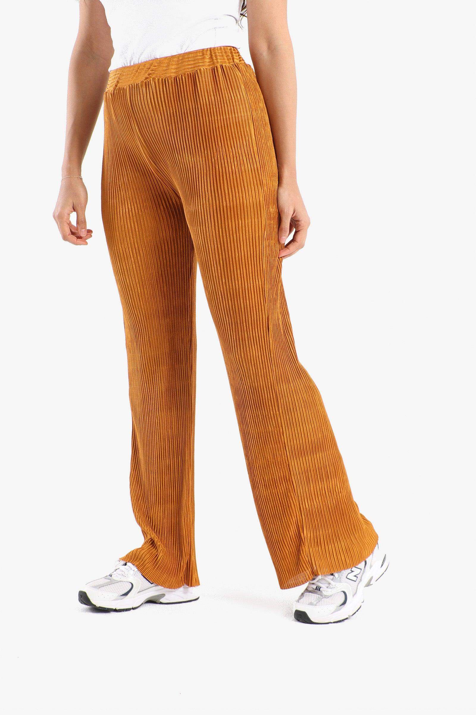 Ribbed Voile Pants - Carina - ÙƒØ§Ø±ÙŠÙ†Ø§