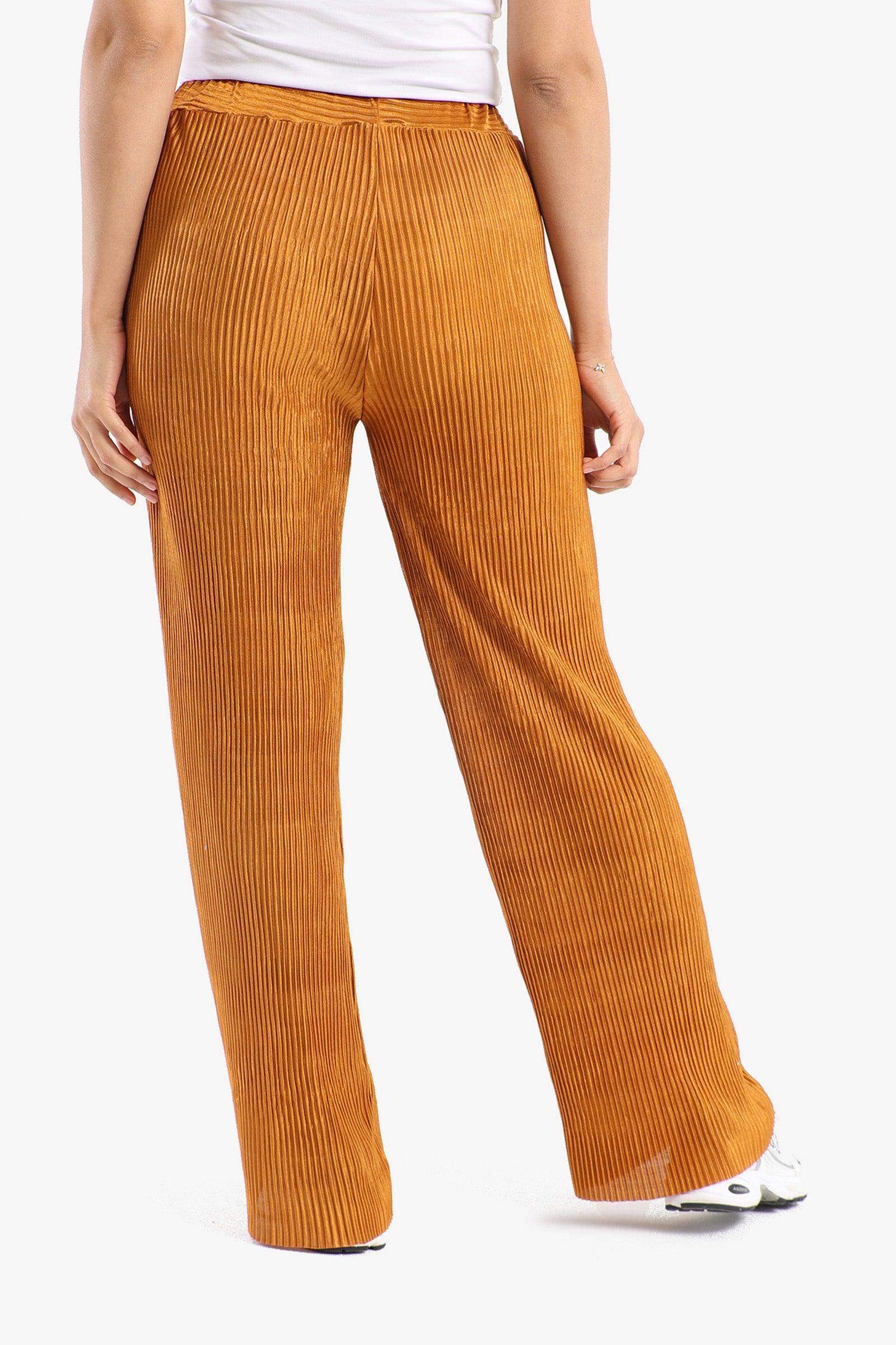 Ribbed Voile Pants - Carina - ÙƒØ§Ø±ÙŠÙ†Ø§