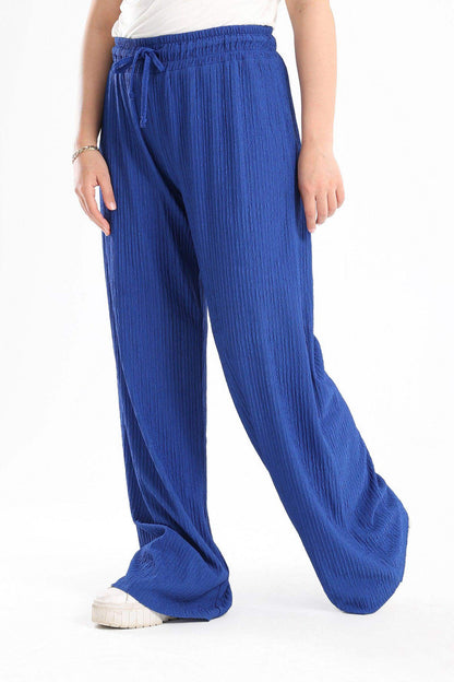 Ribbed Wide Leg Pants - Carina - ÙƒØ§Ø±ÙŠÙ†Ø§