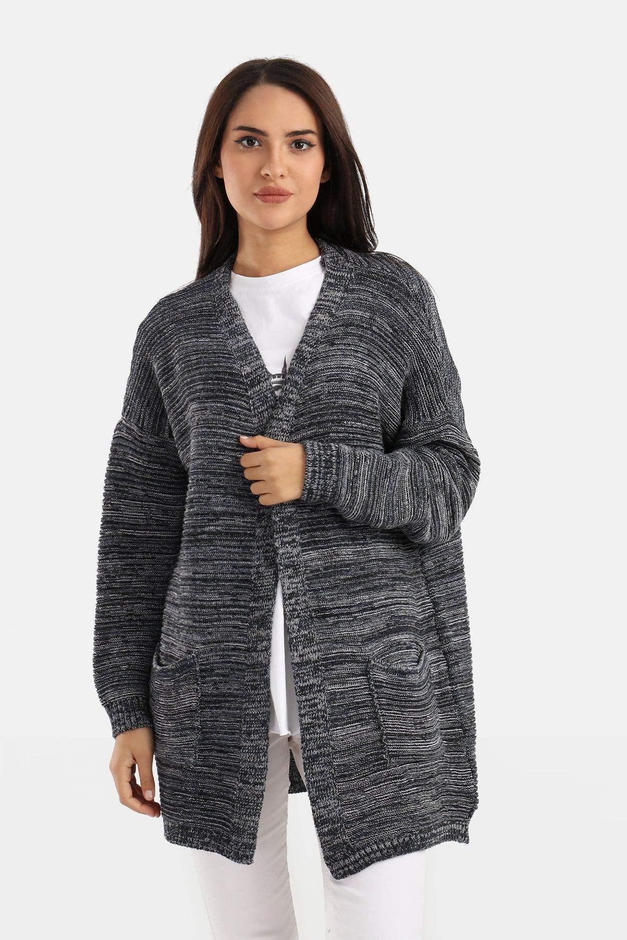 Ribbed Wool Cardigan - Carina - ÙƒØ§Ø±ÙŠÙ†Ø§