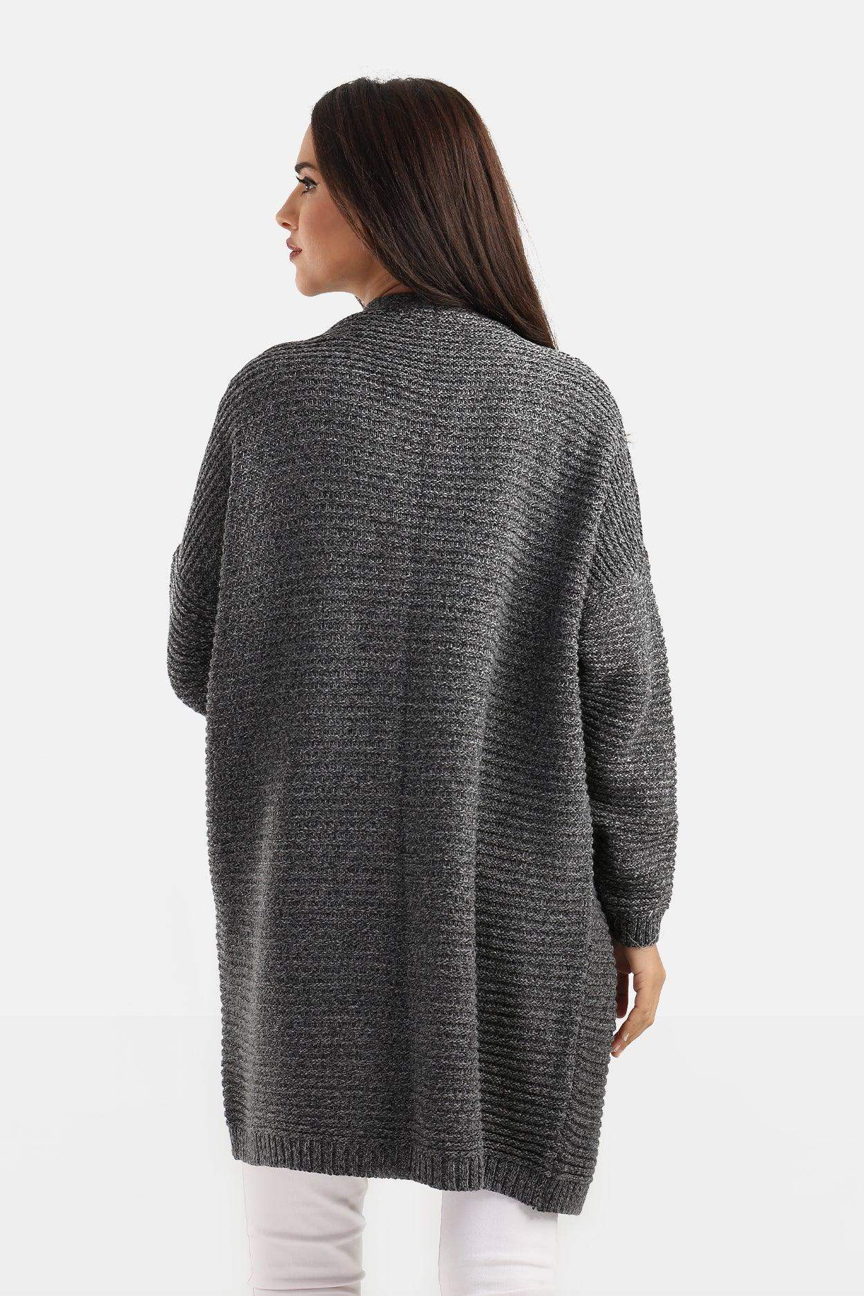 Ribbed Wool Cardigan - Carina - ÙƒØ§Ø±ÙŠÙ†Ø§