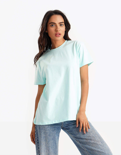 Round Neck Long T-shirt - Carina - ÙƒØ§Ø±ÙŠÙ†Ø§