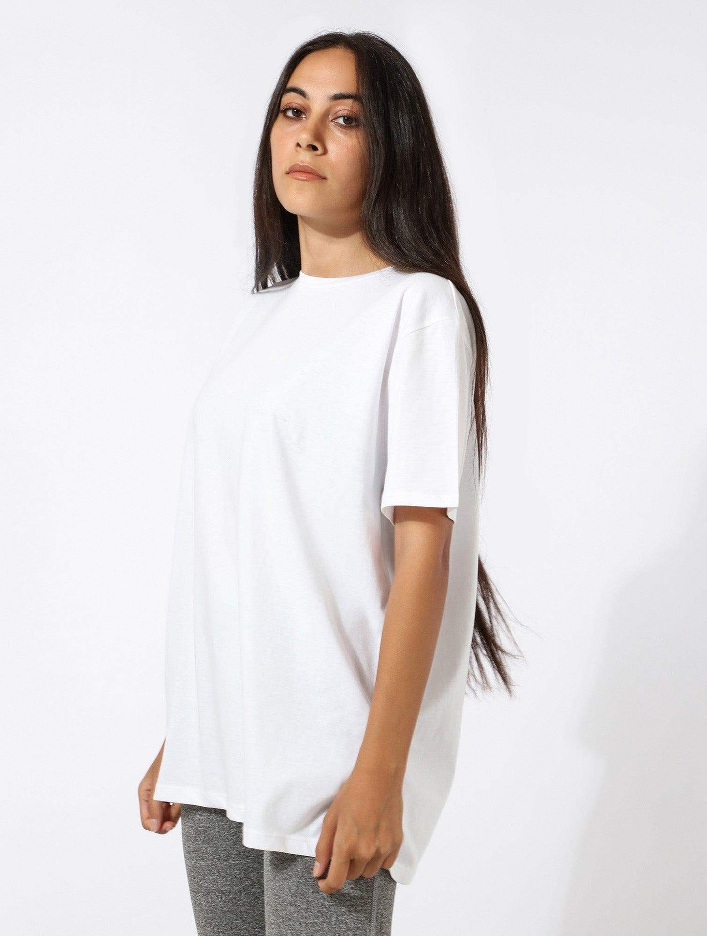 Round Neck Long T-shirt - Carina - ÙƒØ§Ø±ÙŠÙ†Ø§