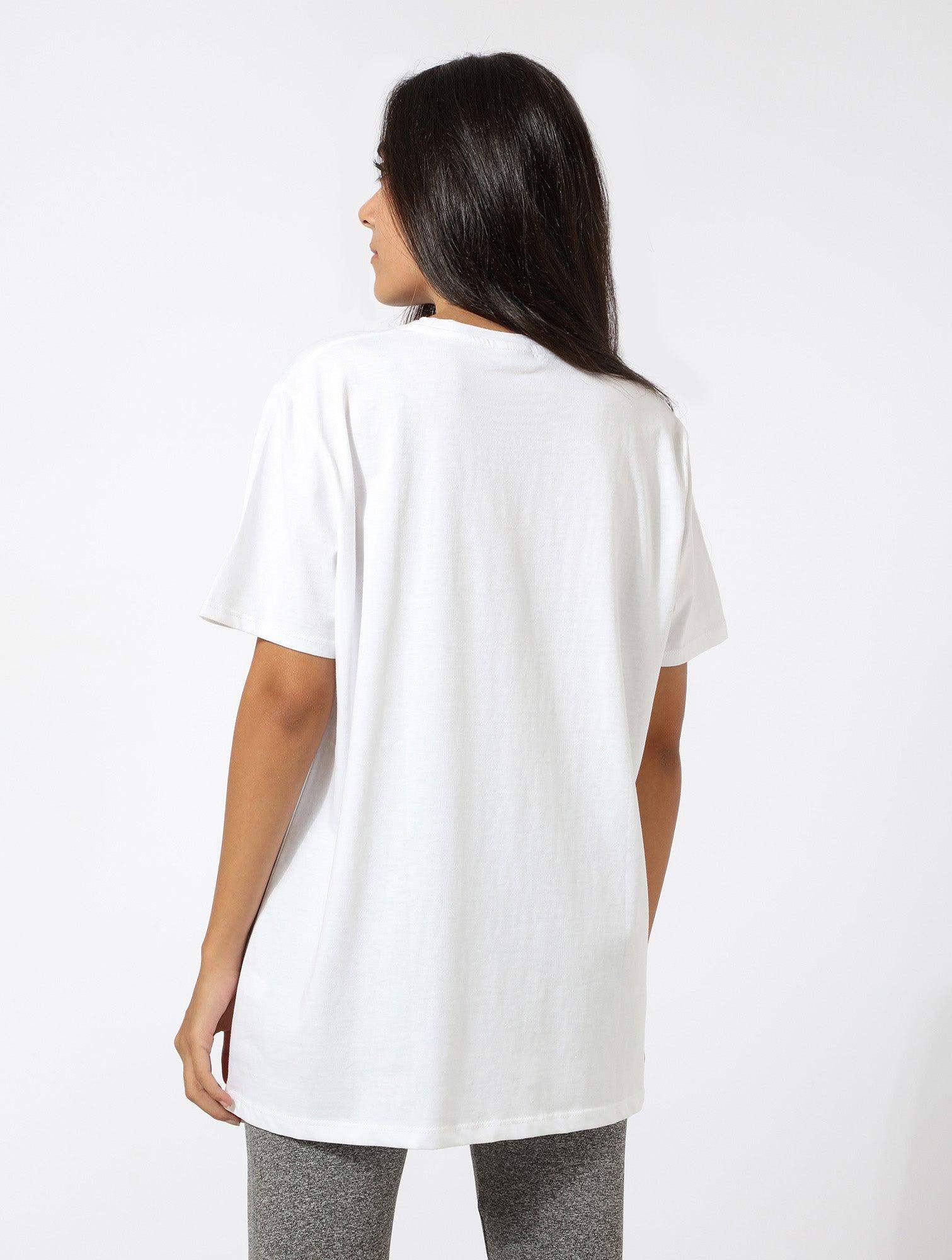 Round Neck Long T-shirt - Carina - ÙƒØ§Ø±ÙŠÙ†Ø§