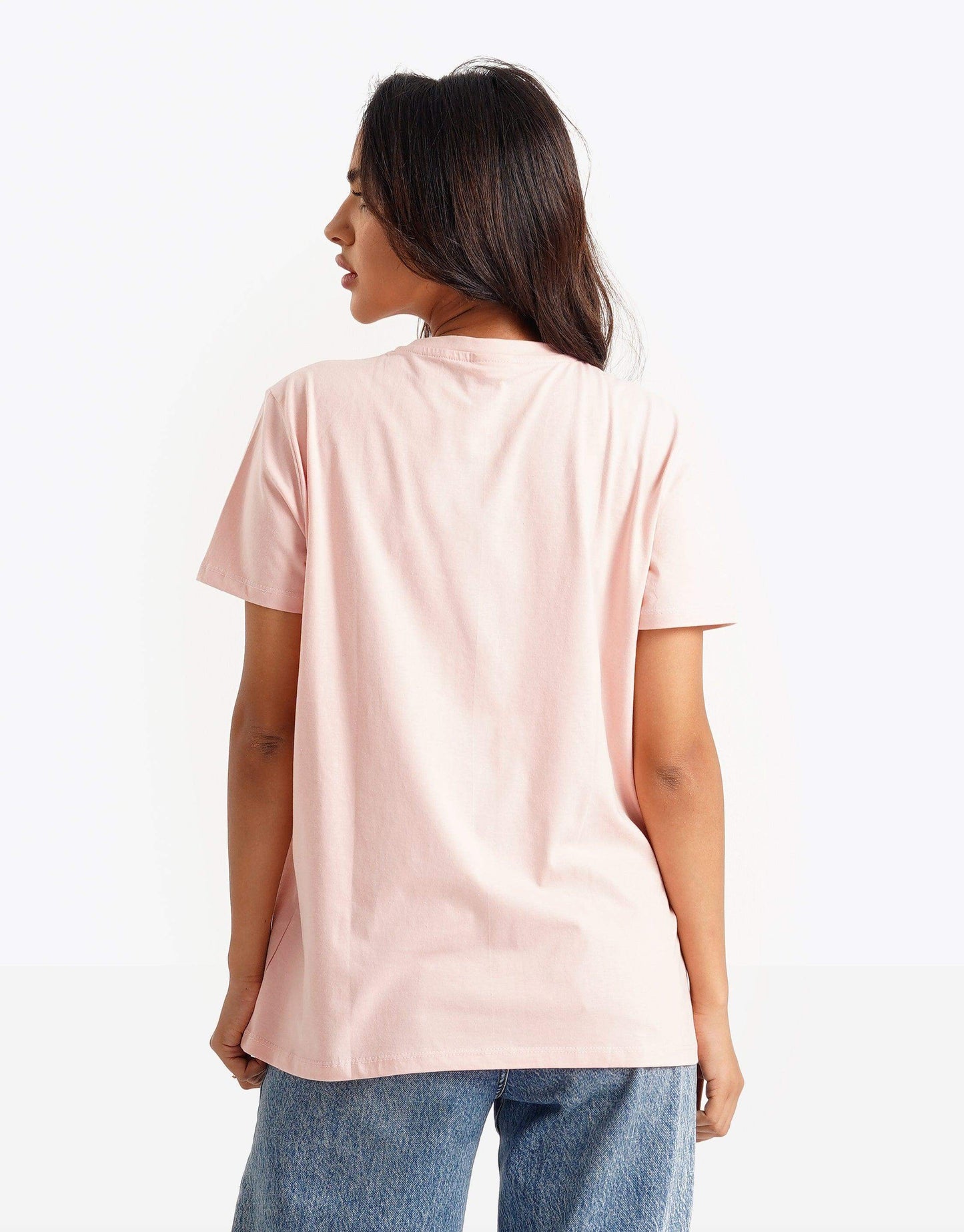 Round Neck Long T-shirt - Carina - ÙƒØ§Ø±ÙŠÙ†Ø§