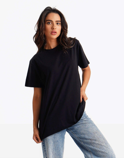 Round Neck Long T-shirt - Carina - ÙƒØ§Ø±ÙŠÙ†Ø§