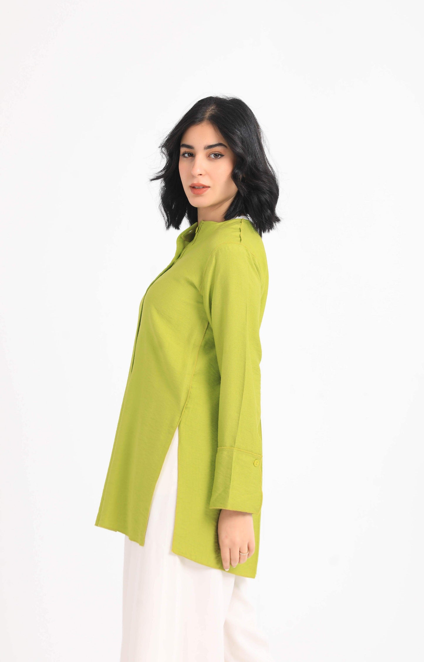 Round Neck Plain Shirt - Carina - ÙƒØ§Ø±ÙŠÙ†Ø§