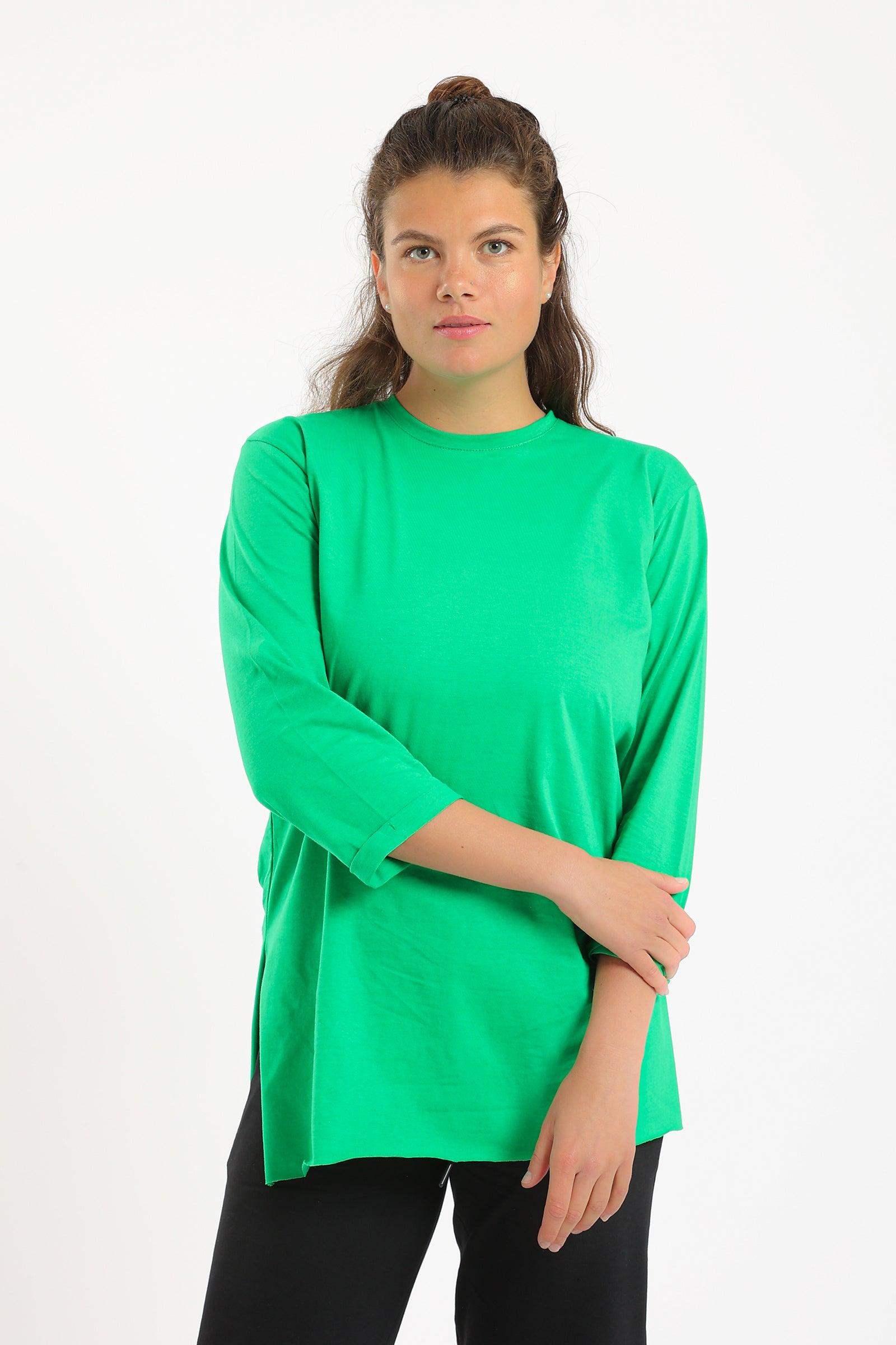 Round Neck Plain T-Shirt - Carina - ÙƒØ§Ø±ÙŠÙ†Ø§