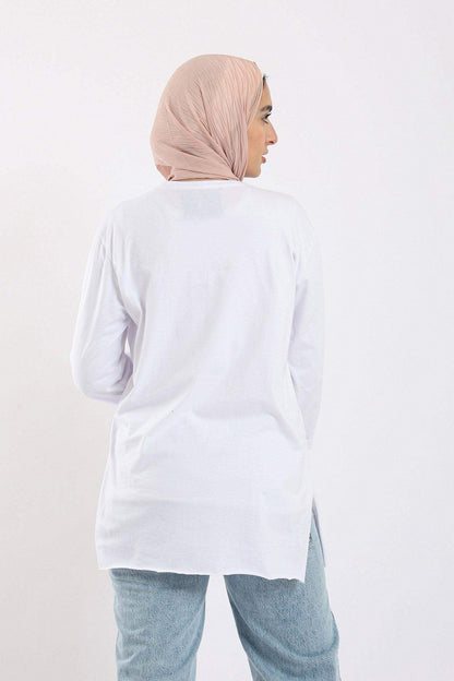 Round Neck Plain T-Shirt - Carina - ÙƒØ§Ø±ÙŠÙ†Ø§