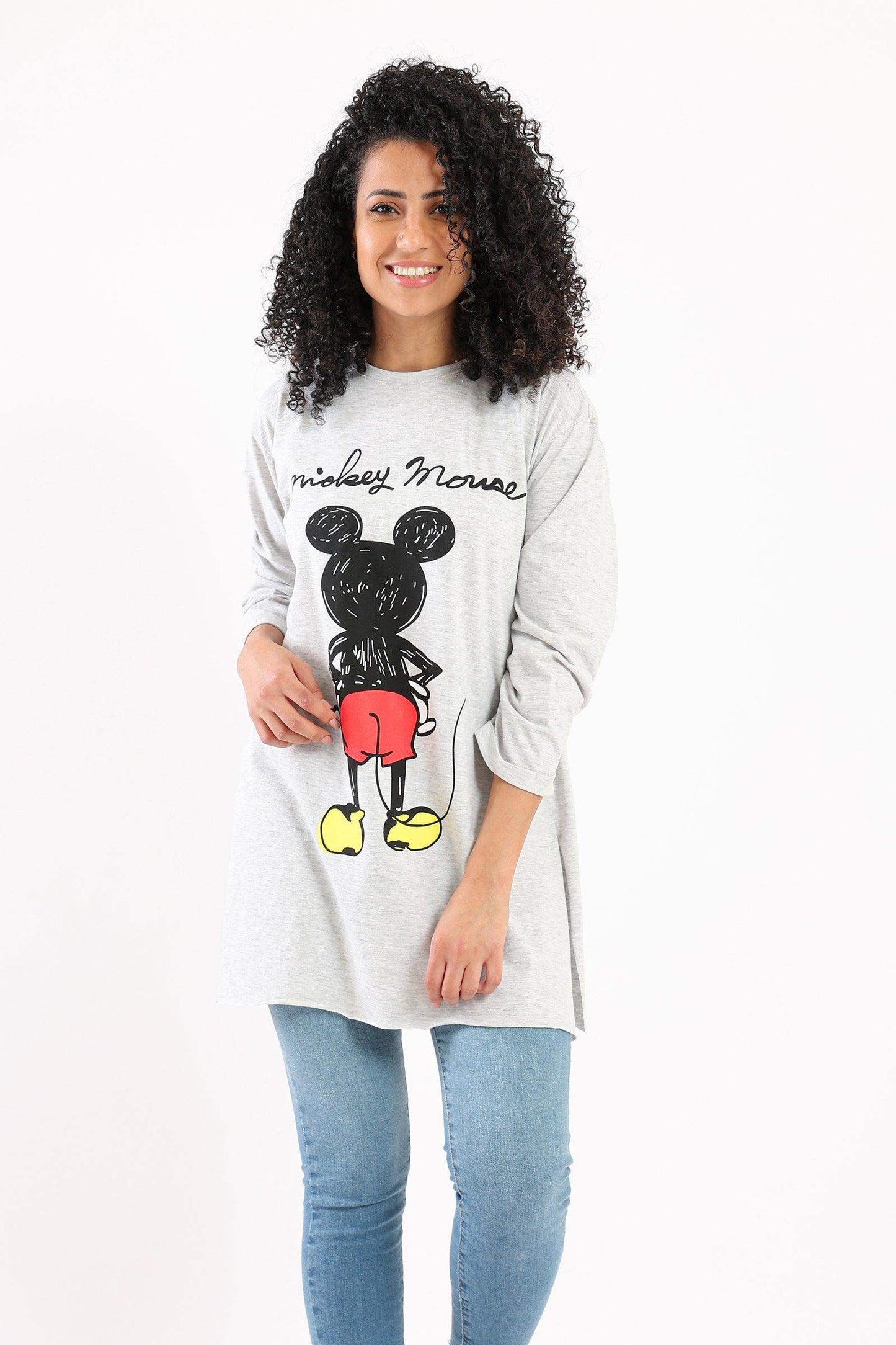 Round Neck Printed T-Shirt - Carina - ÙƒØ§Ø±ÙŠÙ†Ø§