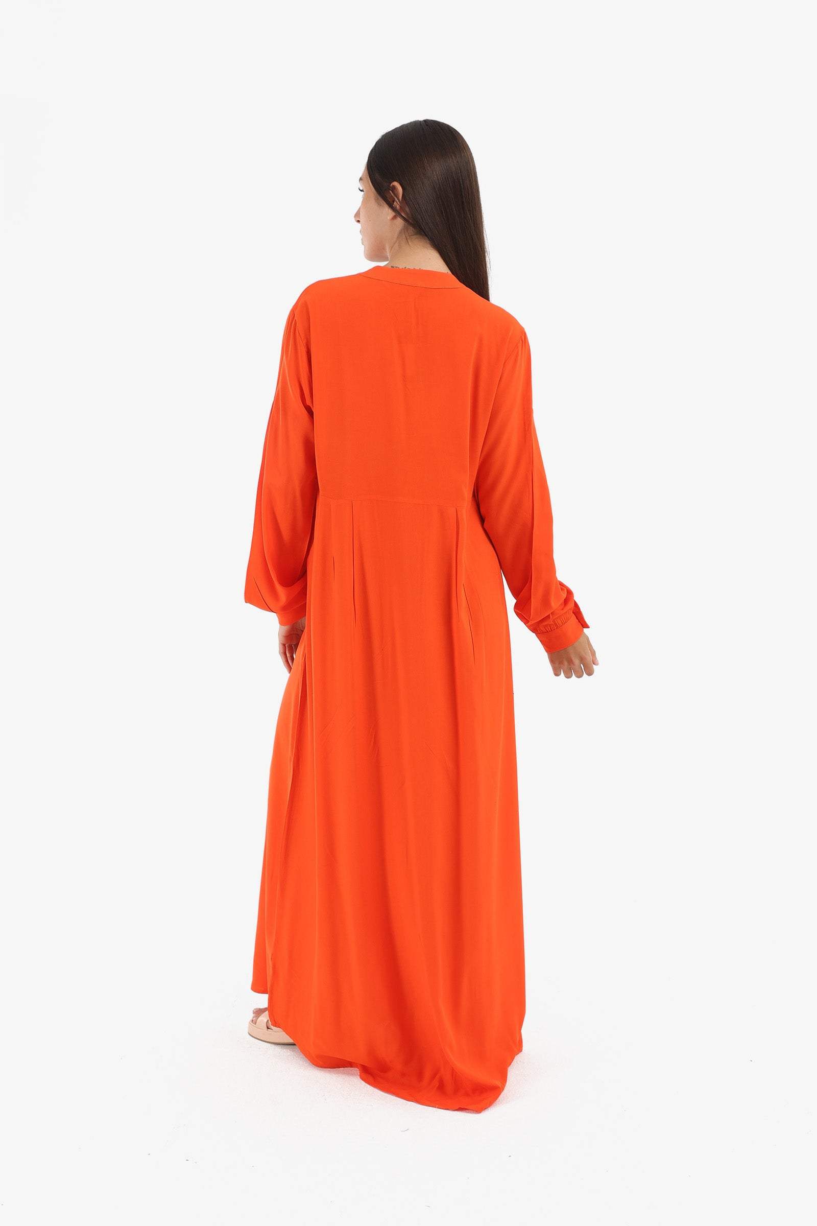 Round Neck Shirt Dress - Carina - ÙƒØ§Ø±ÙŠÙ†Ø§