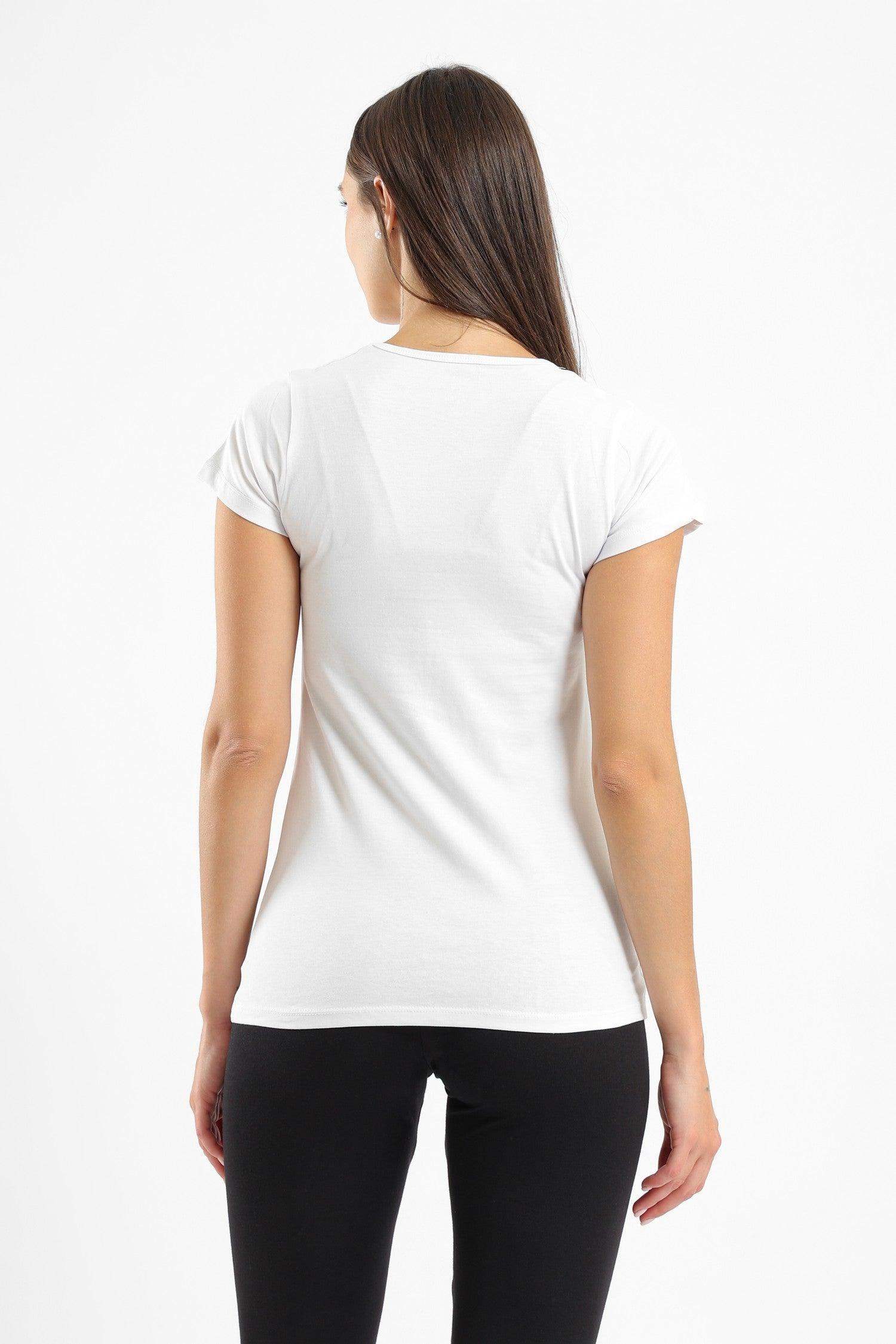 Round Neck Short Sleeves Top - Pack of 3 - Carina - ÙƒØ§Ø±ÙŠÙ†Ø§