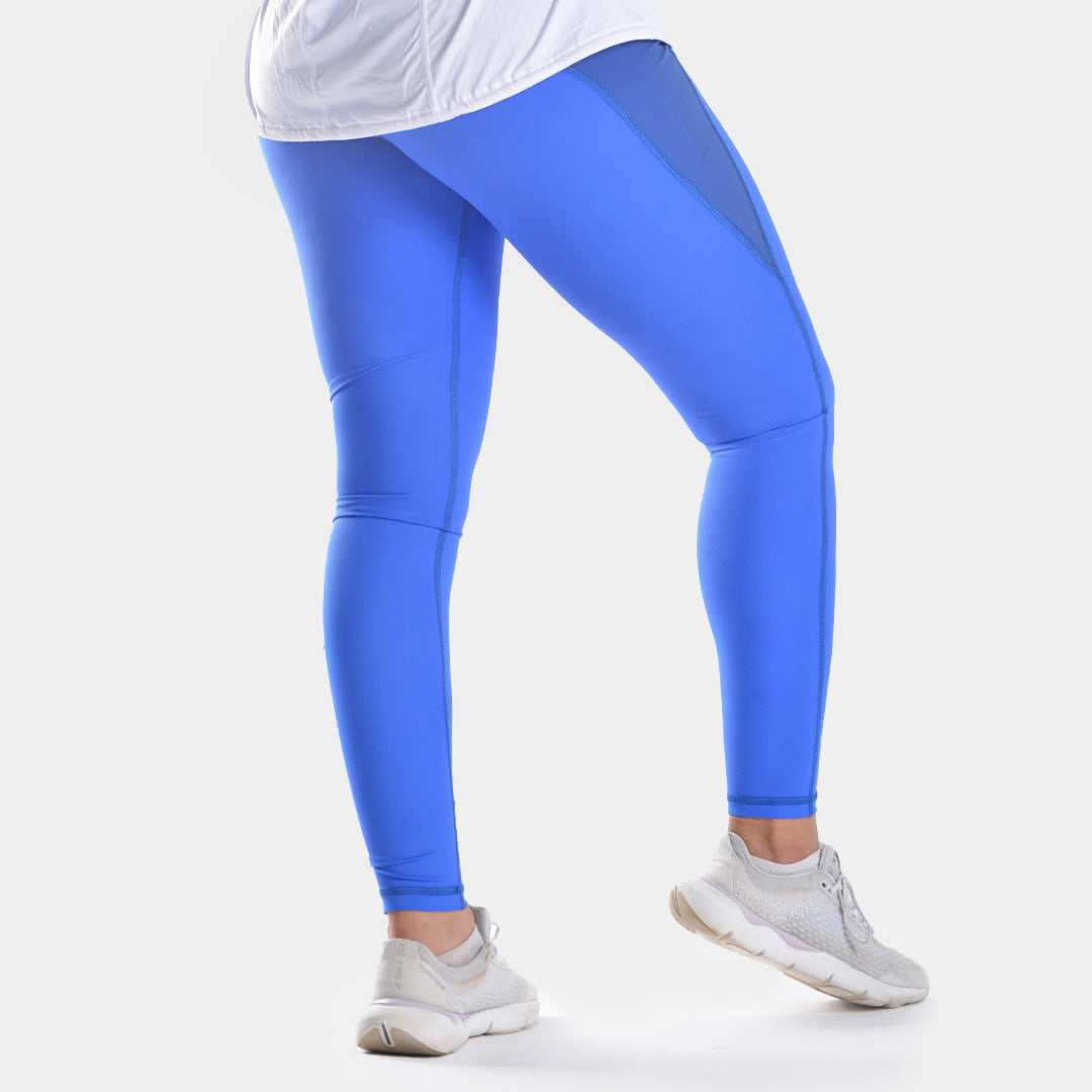 Doe Side Pocket Elevated Leggings- Royal Blue