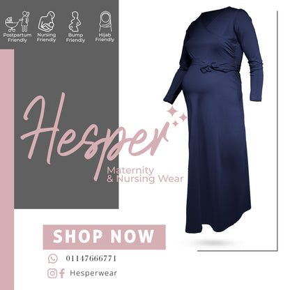 Basic Maternity & Nursing Dress Long Sleeves