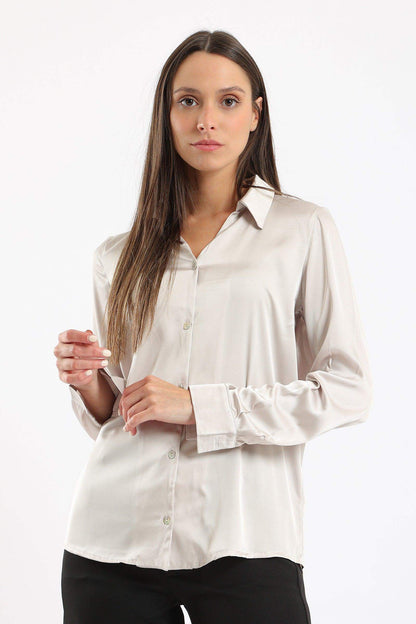 Satin Classic Shirt - Carina - ÙƒØ§Ø±ÙŠÙ†Ø§