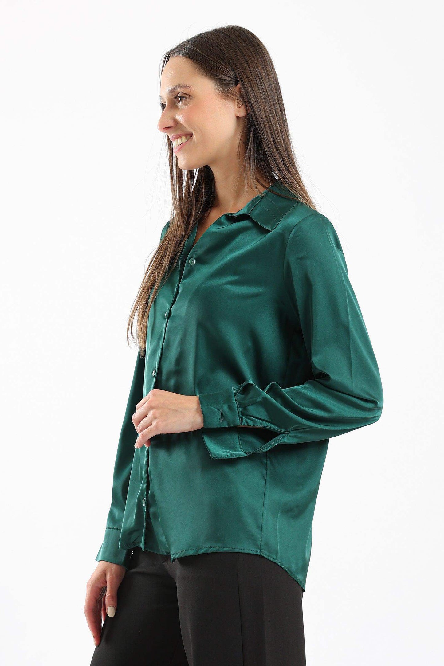 Satin Classic Shirt - Carina - ÙƒØ§Ø±ÙŠÙ†Ø§