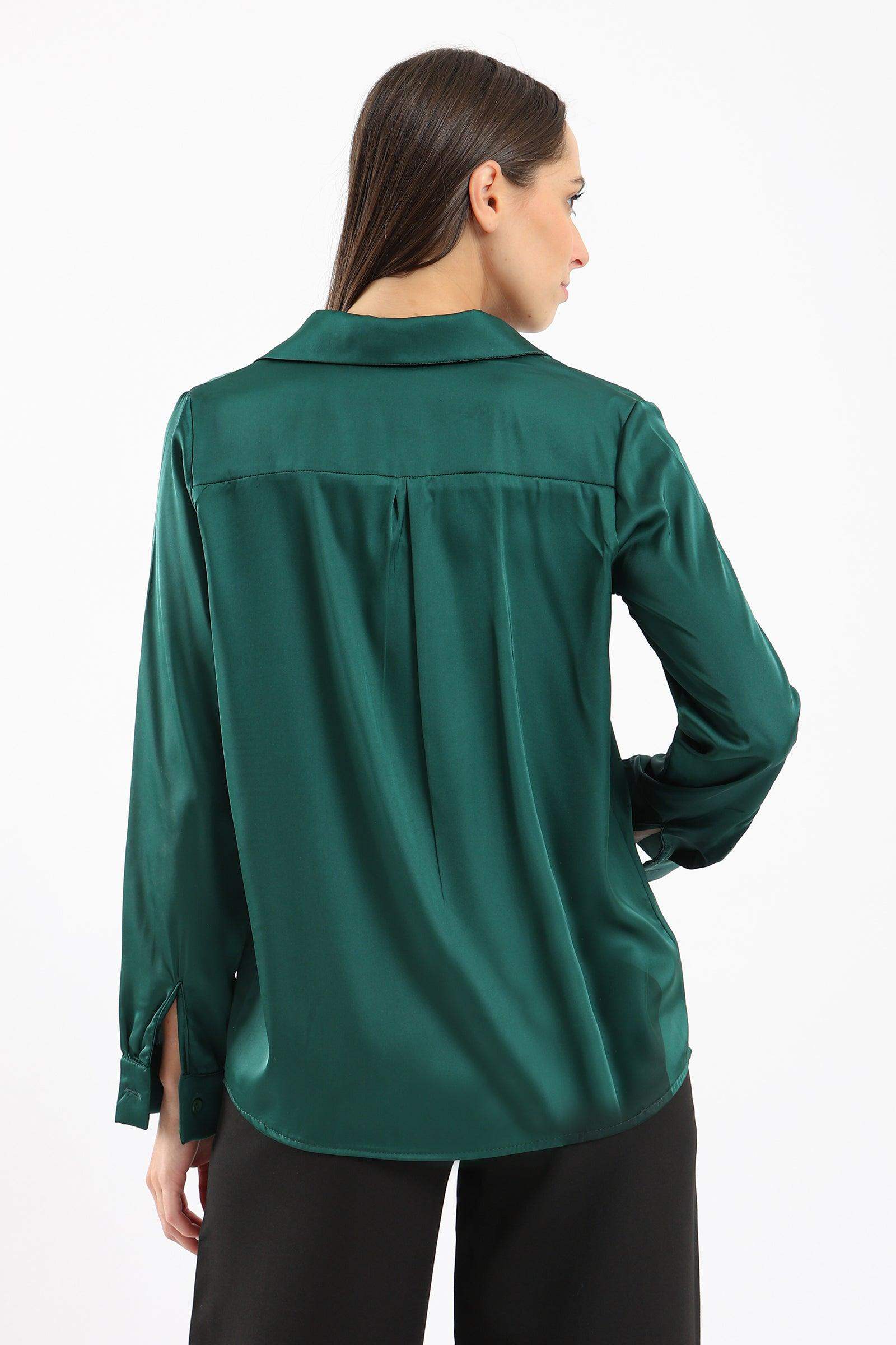 Satin Classic Shirt - Carina - ÙƒØ§Ø±ÙŠÙ†Ø§