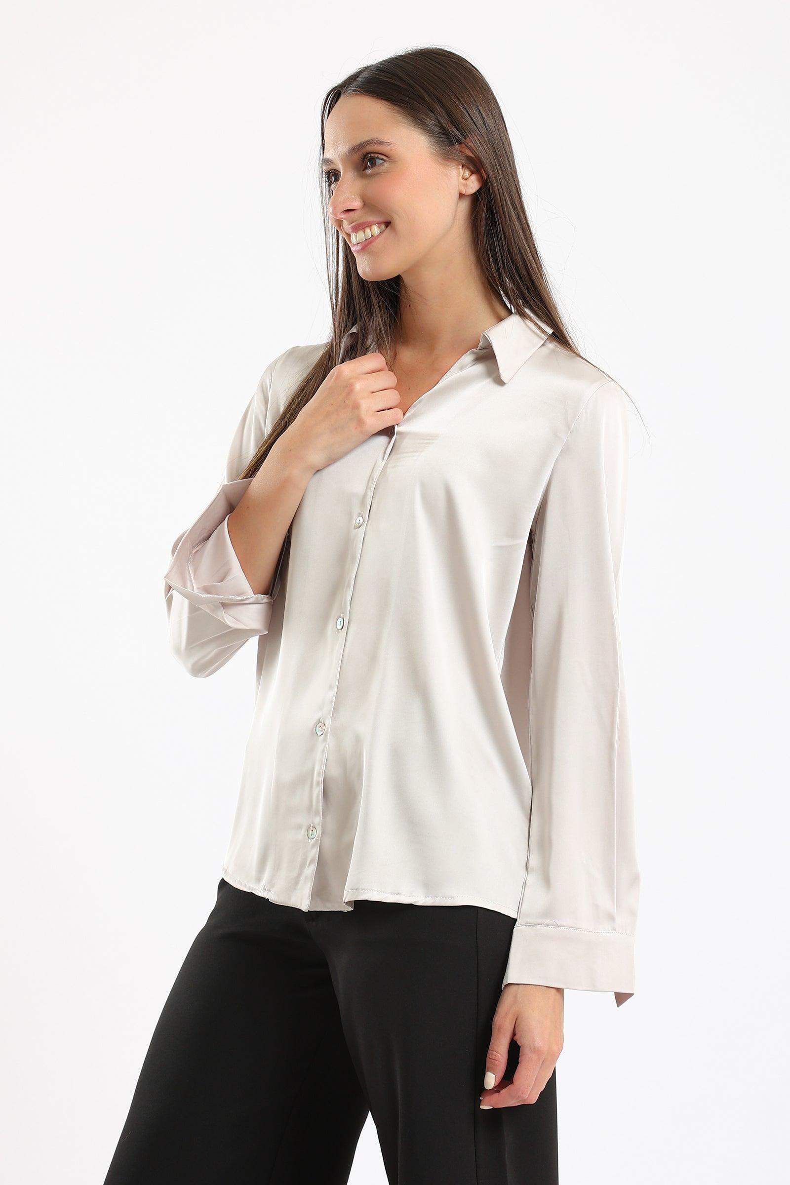 Satin Classic Shirt - Carina - ÙƒØ§Ø±ÙŠÙ†Ø§