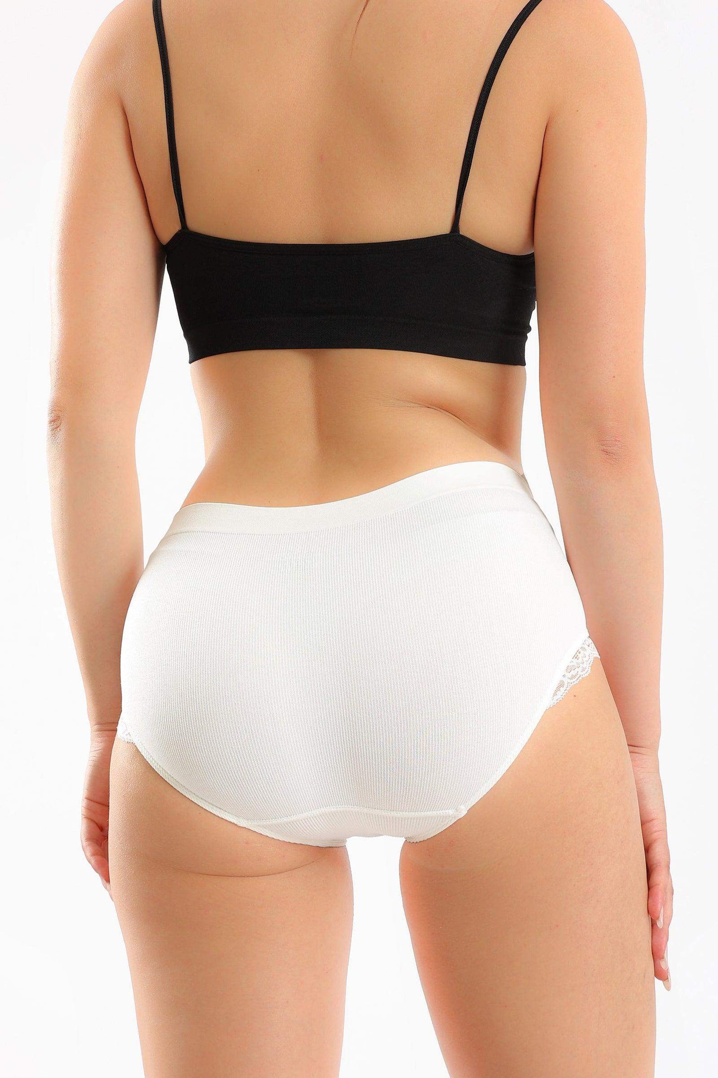 Seamless Brief Panty with Lace - Carina - ÙƒØ§Ø±ÙŠÙ†Ø§