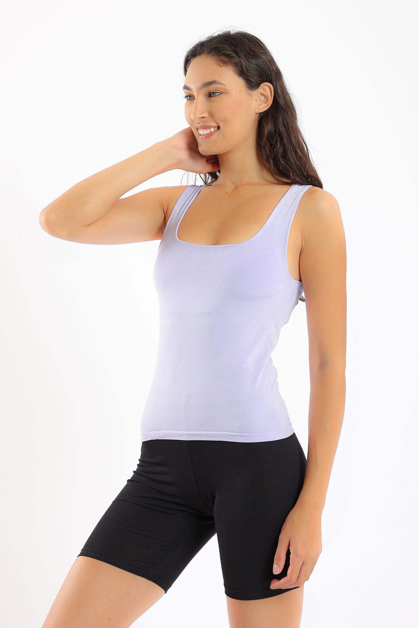 Seamless Squared Neck Top - Carina - ÙƒØ§Ø±ÙŠÙ†Ø§