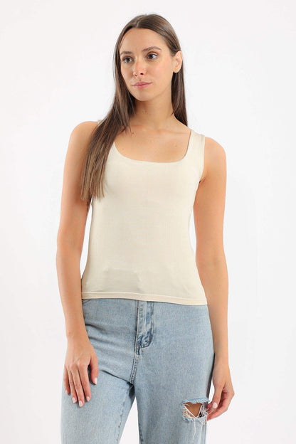 Seamless Squared Neck Top - Carina - ÙƒØ§Ø±ÙŠÙ†Ø§