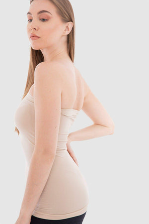 Seamless Strapless Tank Top - Carina - ÙƒØ§Ø±ÙŠÙ†Ø§
