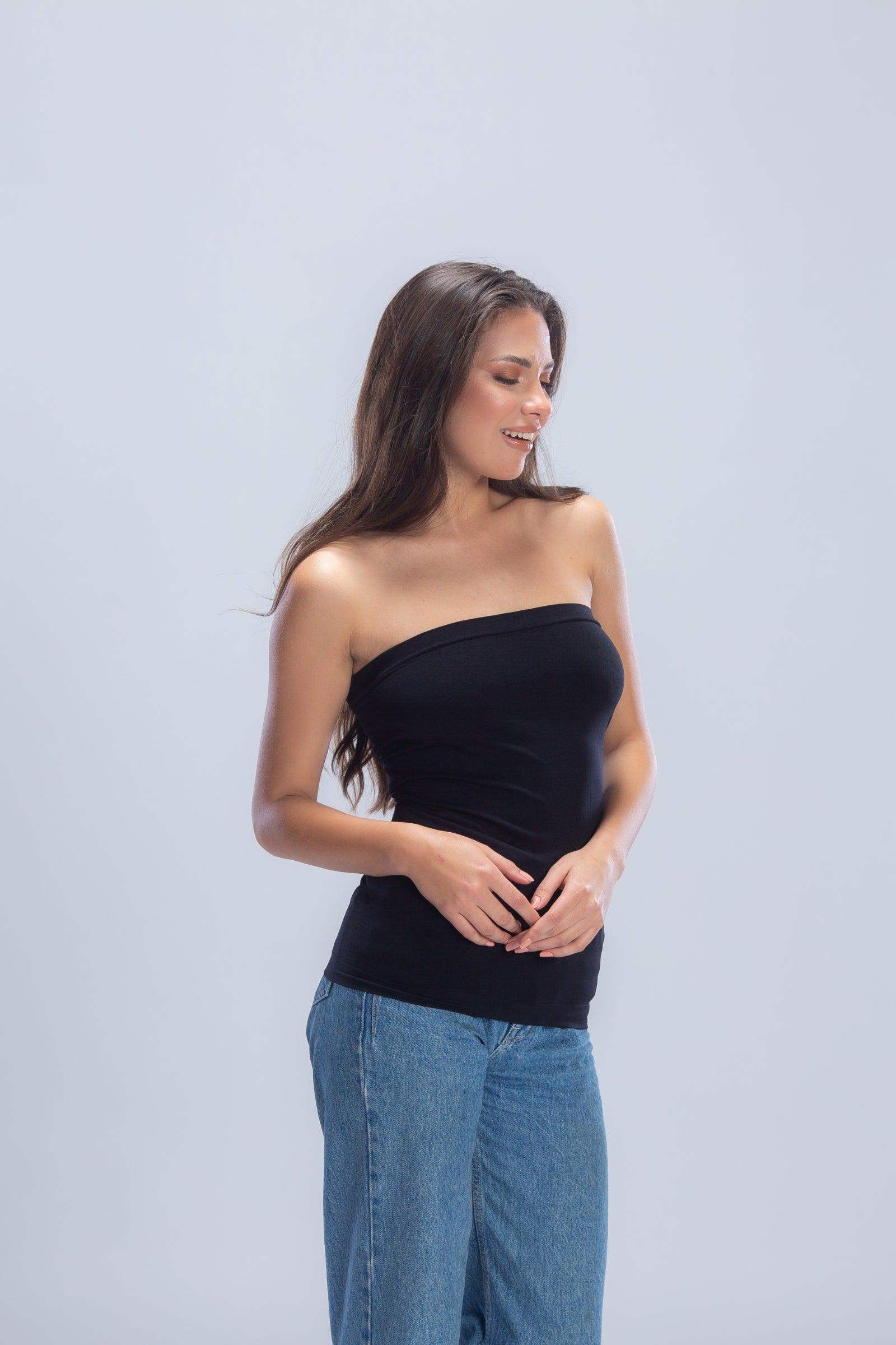 Seamless Strapless Tank Top - Carina - ÙƒØ§Ø±ÙŠÙ†Ø§