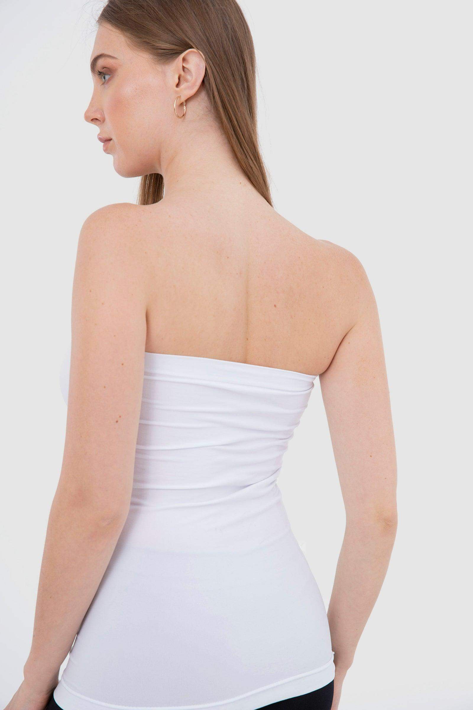 Seamless Strapless Tank Top - Carina - ÙƒØ§Ø±ÙŠÙ†Ø§