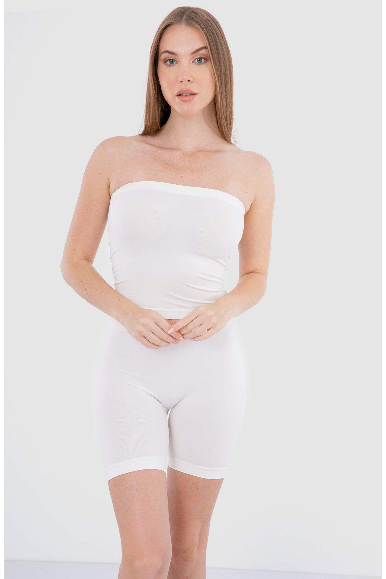 Seamless Strapless Tube Top - Carina - ÙƒØ§Ø±ÙŠÙ†Ø§