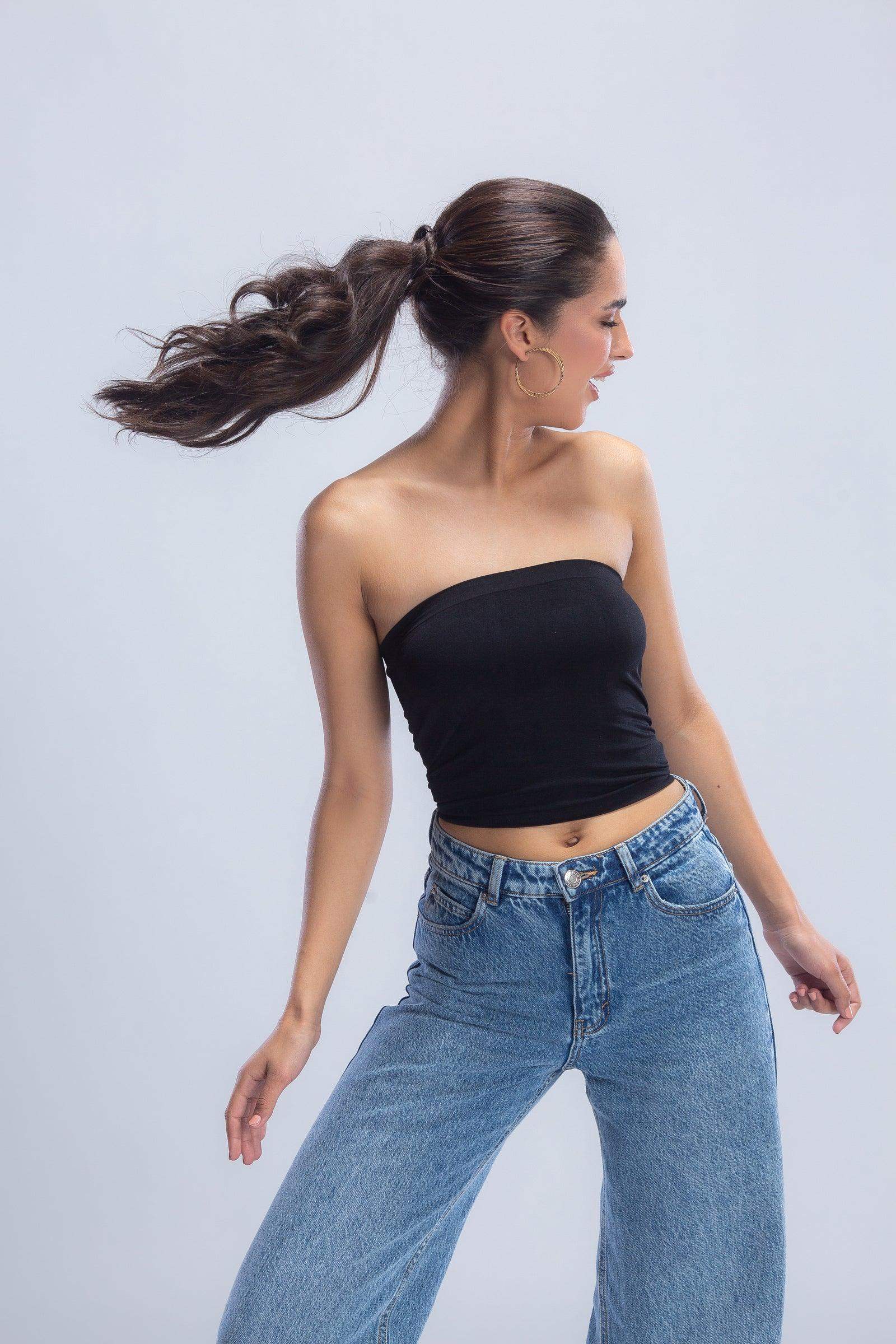 Seamless Strapless Tube Top - Carina - ÙƒØ§Ø±ÙŠÙ†Ø§