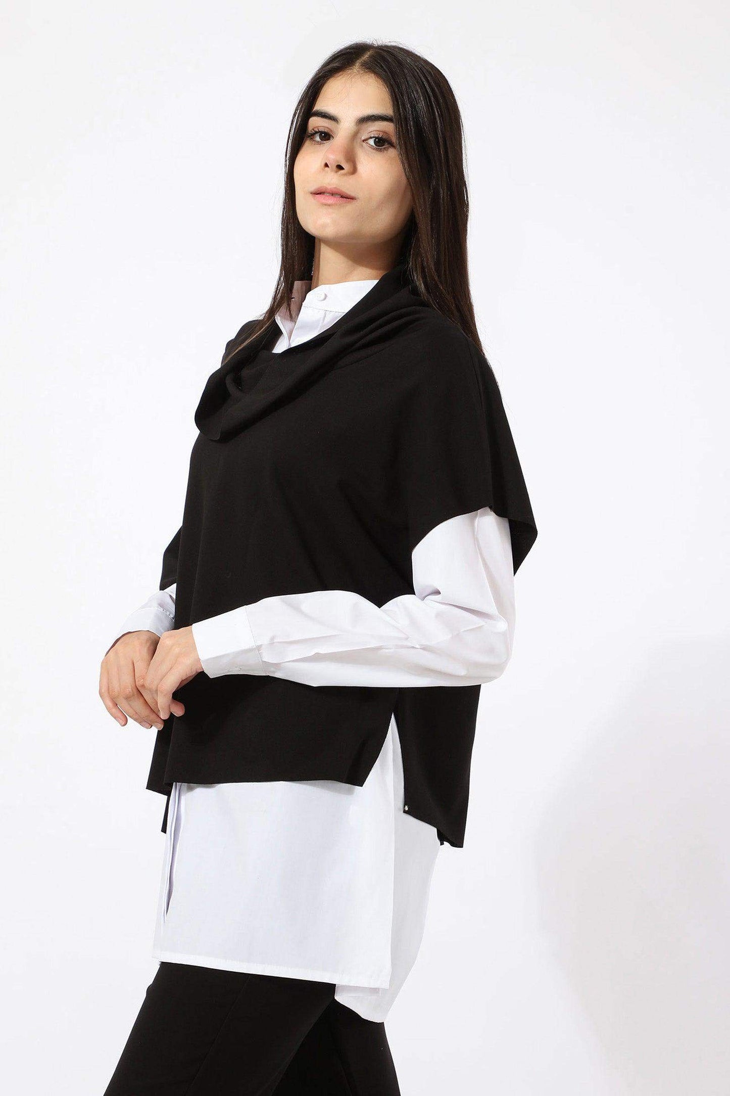 Shirt With Attached Poncho - Carina - ÙƒØ§Ø±ÙŠÙ†Ø§