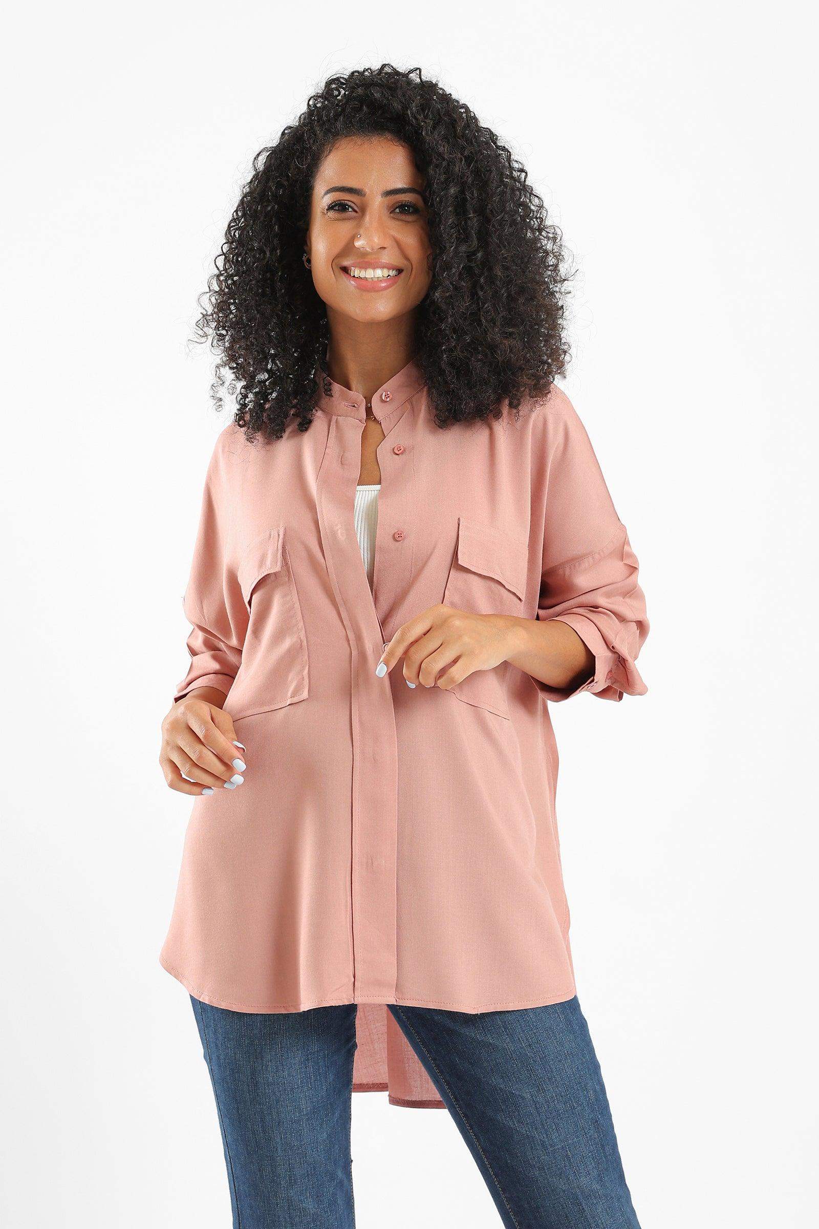 Shirt with Chest Pockets - Carina - ÙƒØ§Ø±ÙŠÙ†Ø§