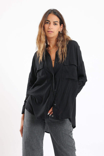 Shirt with Chest Pockets - Carina - ÙƒØ§Ø±ÙŠÙ†Ø§