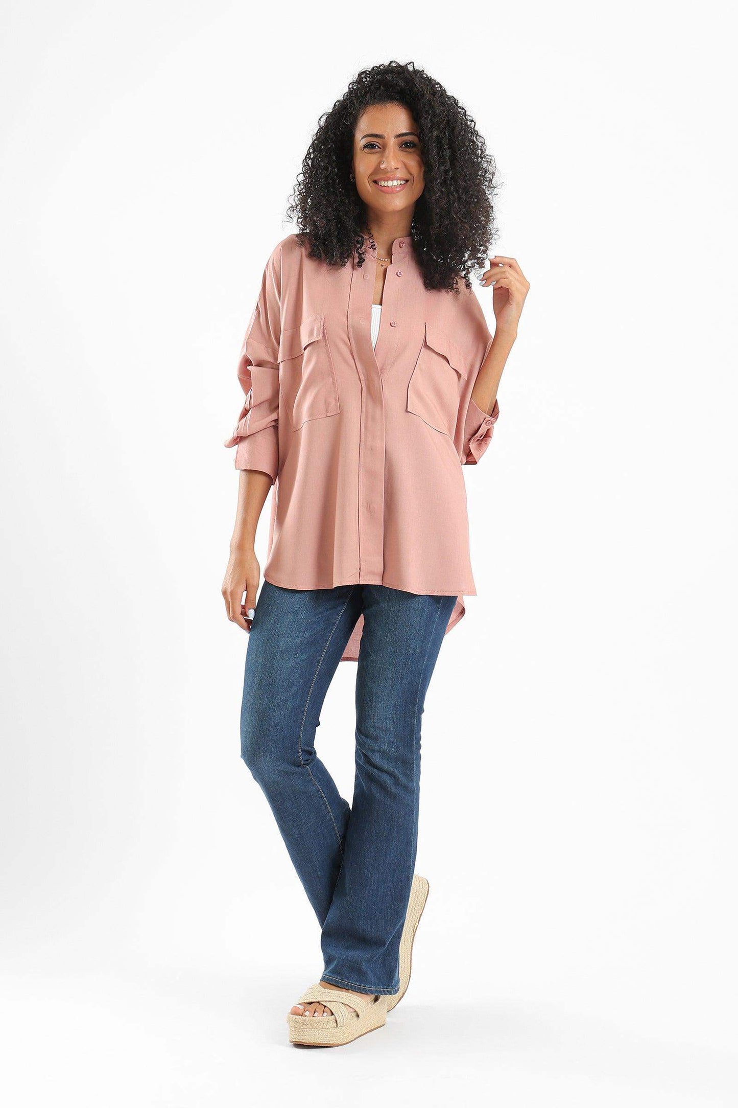 Shirt with Chest Pockets - Carina - ÙƒØ§Ø±ÙŠÙ†Ø§