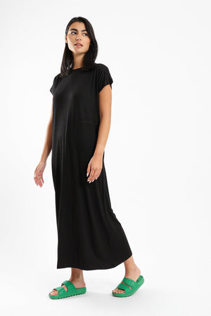 Short Sleeves Basic Dress - Clue Wear