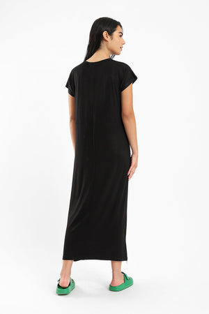 Short Sleeves Basic Dress - Clue Wear