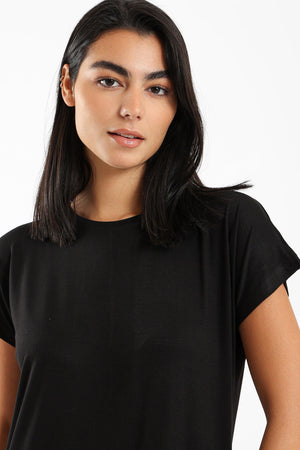 Short Sleeves Basic Dress - Clue Wear