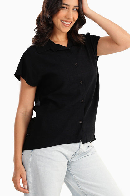 Short Sleeves Lounge Shirt - Carina - ÙƒØ§Ø±ÙŠÙ†Ø§