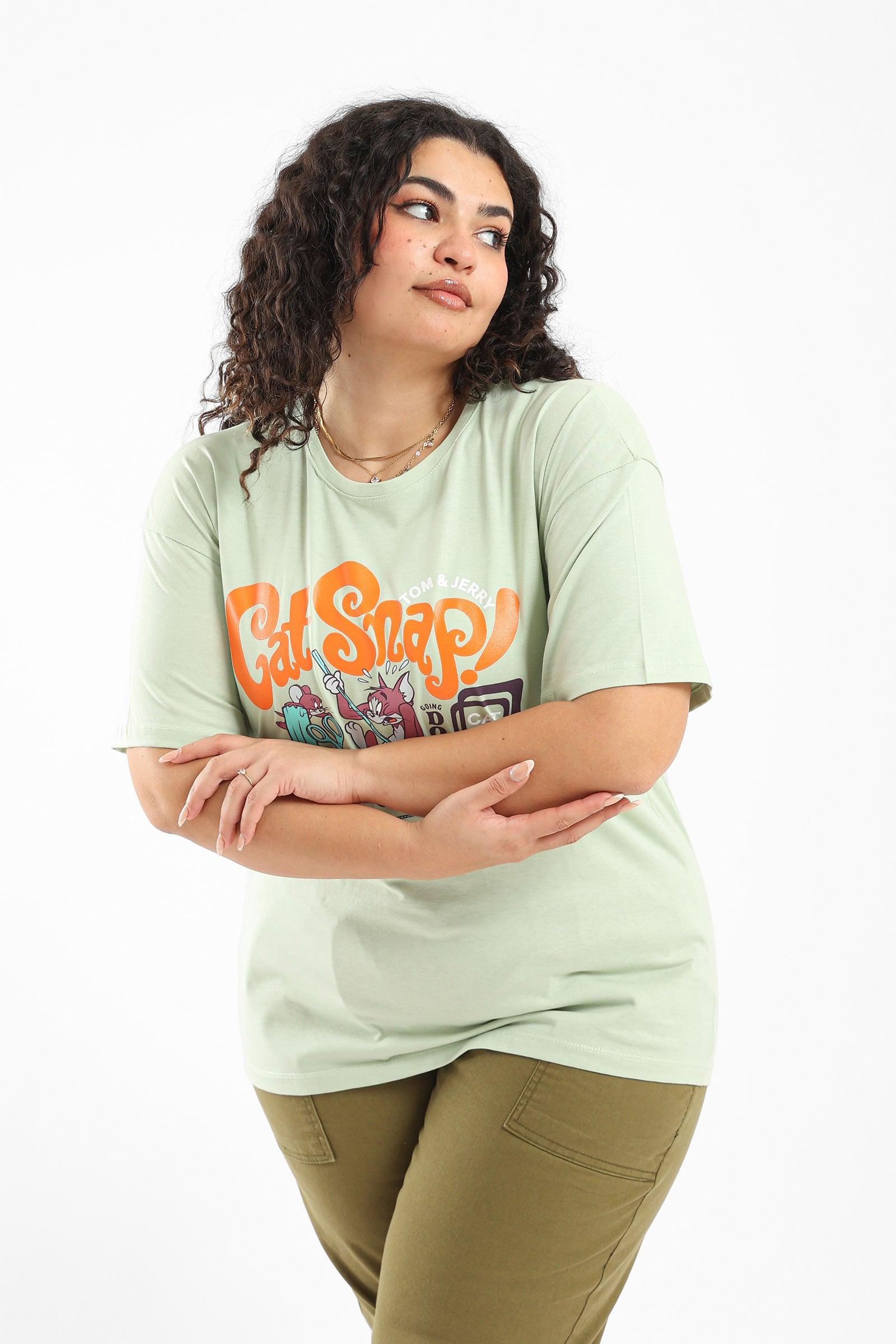 Short Sleeves Printed T-shirt - Clue Wear