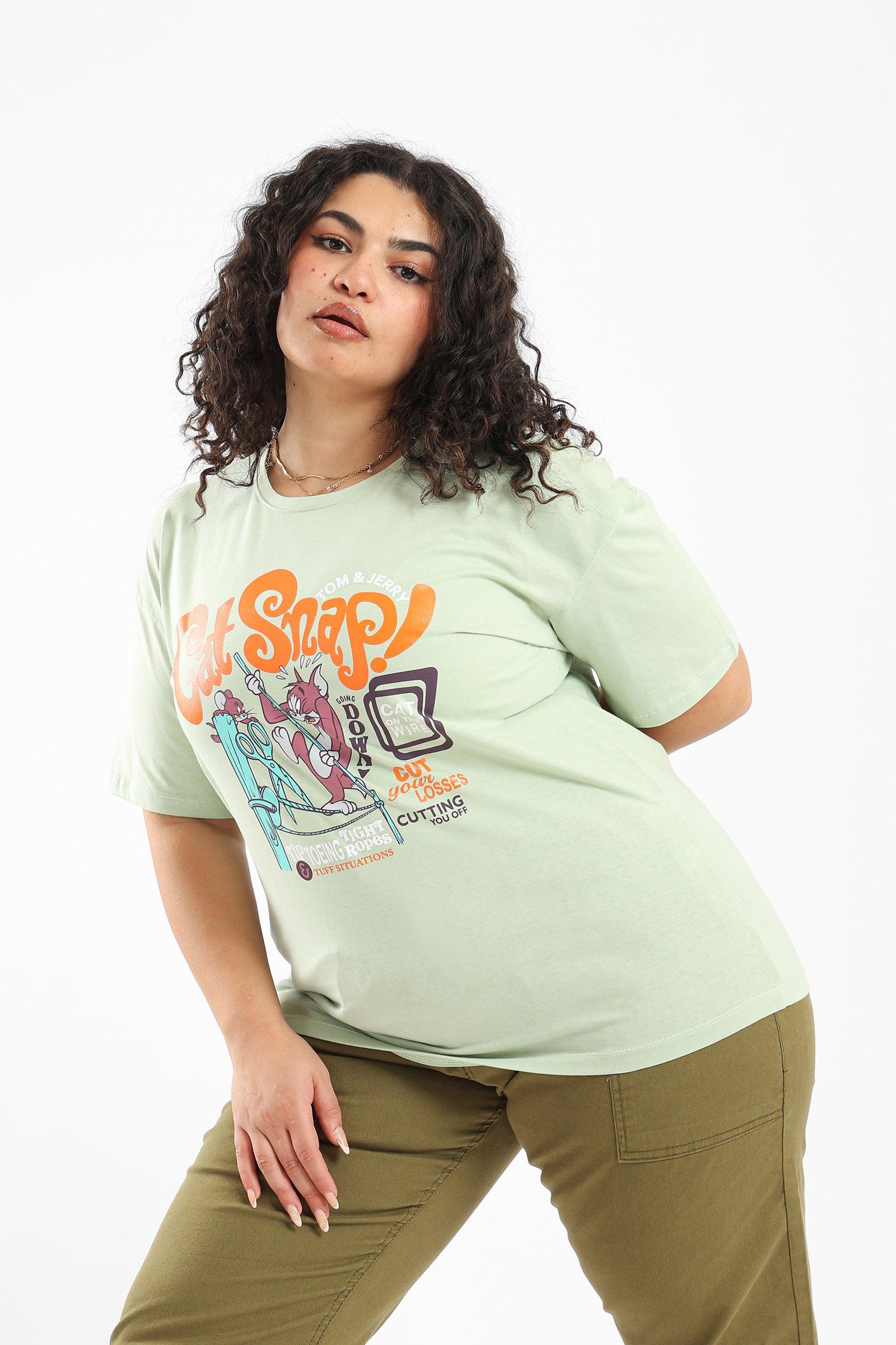Short Sleeves Printed T-shirt - Clue Wear