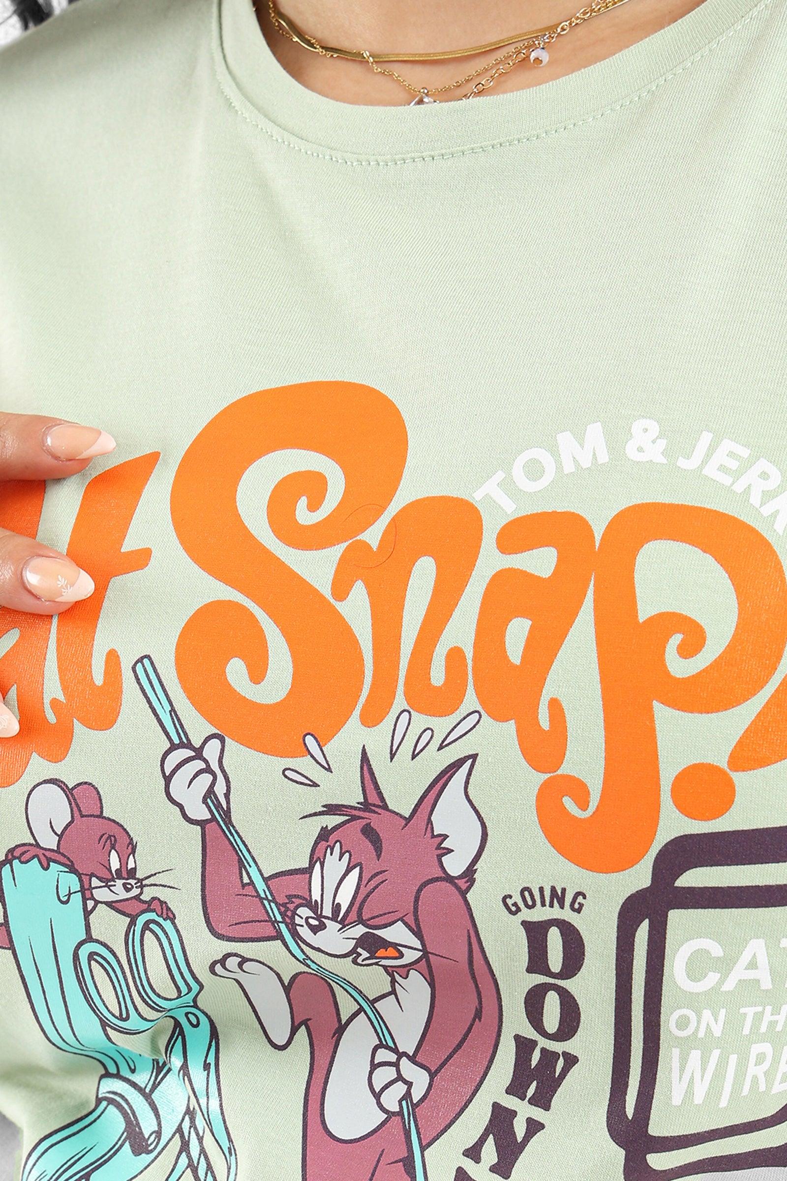 Short Sleeves Printed T-shirt - Clue Wear