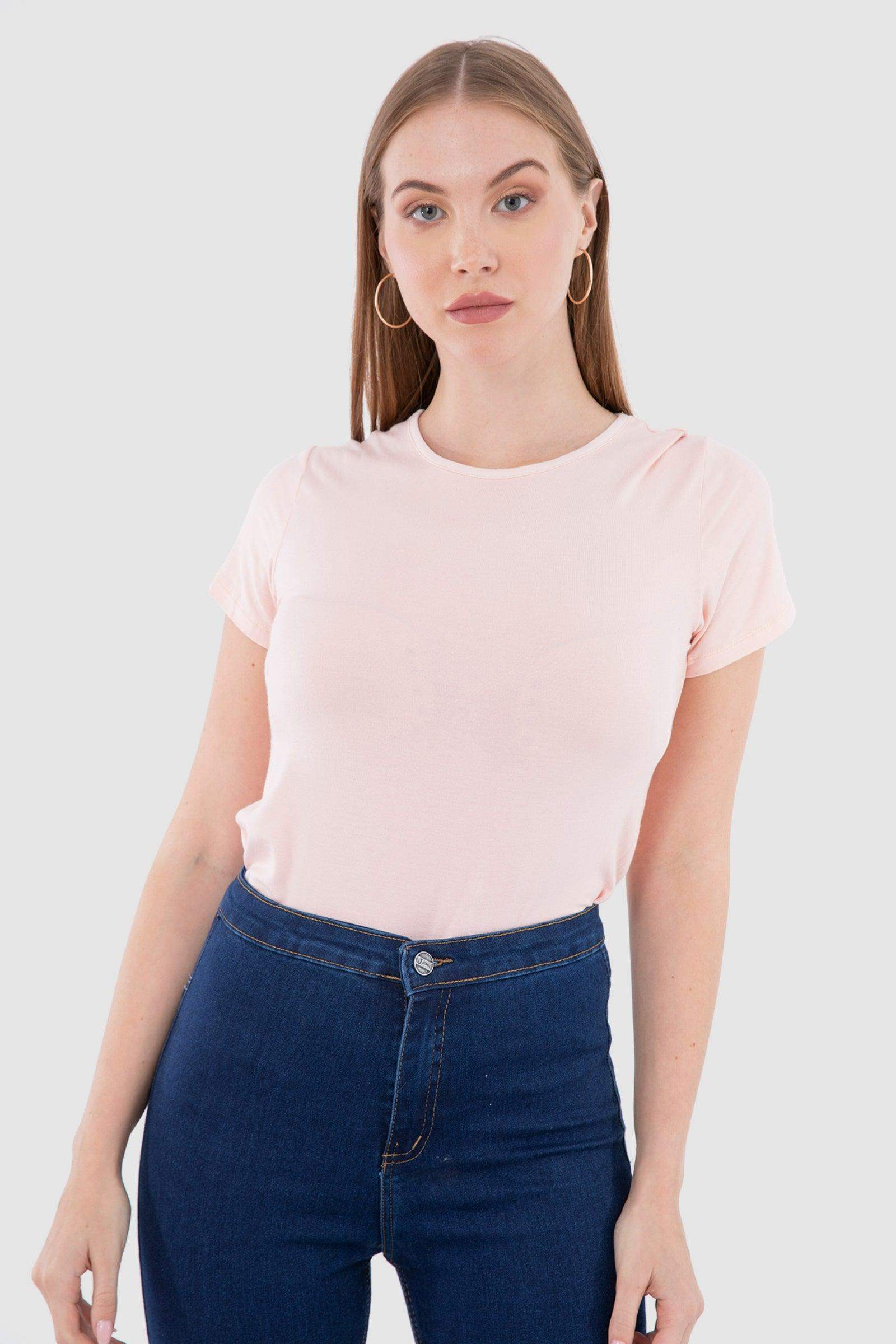 Short Sleeves Viscose Top - Carina - ÙƒØ§Ø±ÙŠÙ†Ø§