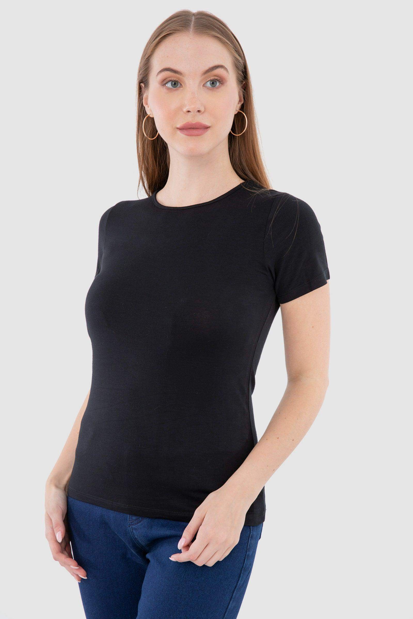 Short Sleeves Viscose Top - Carina - ÙƒØ§Ø±ÙŠÙ†Ø§