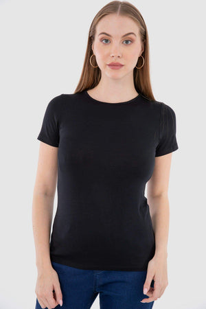 Short Sleeves Viscose Top - Carina - ÙƒØ§Ø±ÙŠÙ†Ø§