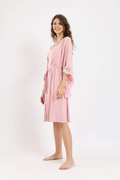 Shoulder Lace Robe - Carina - ÙƒØ§Ø±ÙŠÙ†Ø§