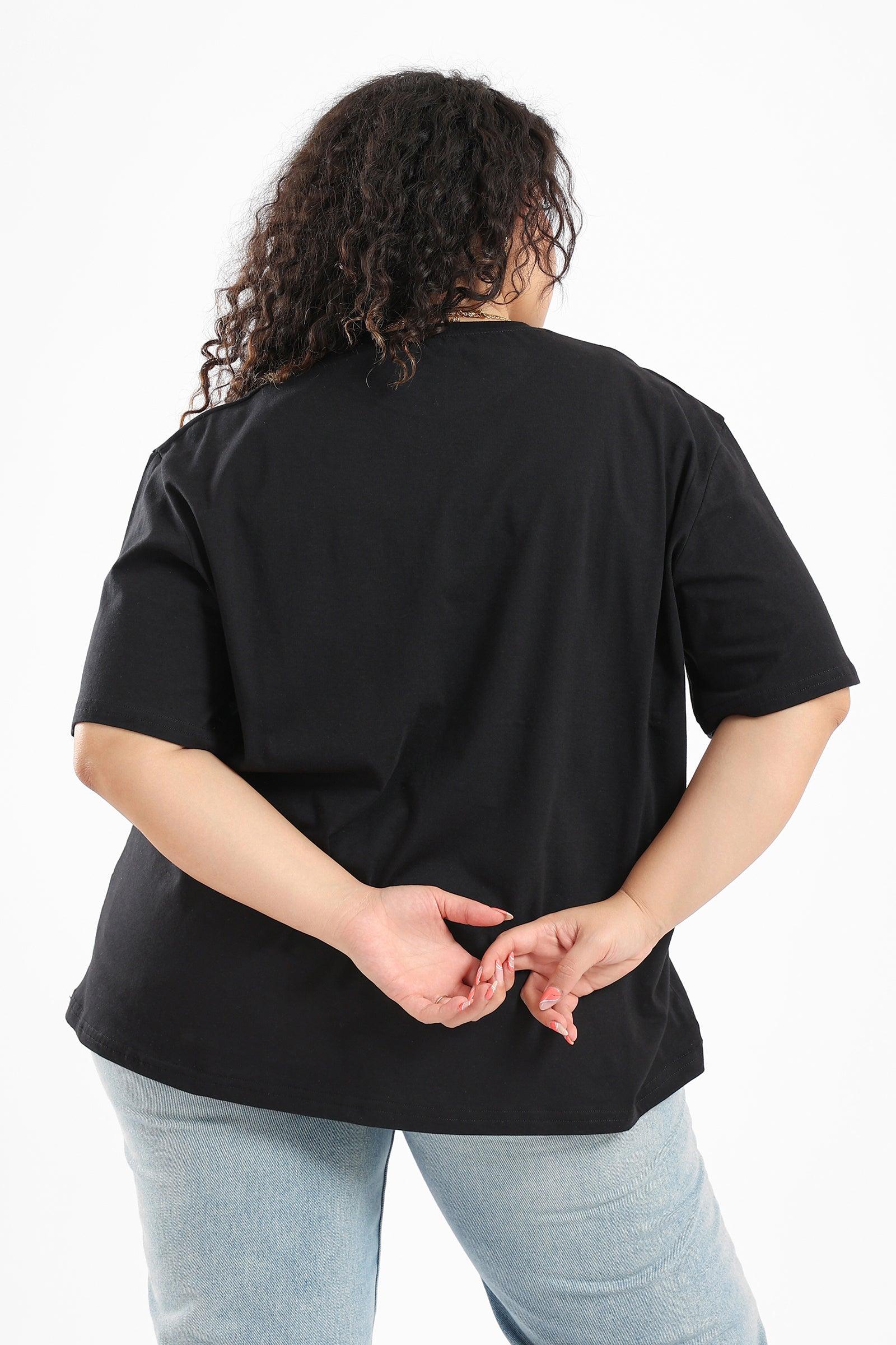 Side Print T-shirt - Clue Wear