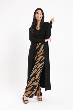 Side Slits Longline Cardigan - Clue-wear