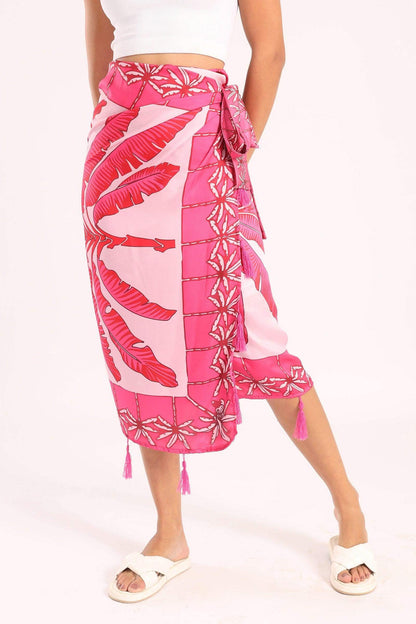 Side Tie Knot Beach Skirt - Carina - ÙƒØ§Ø±ÙŠÙ†Ø§