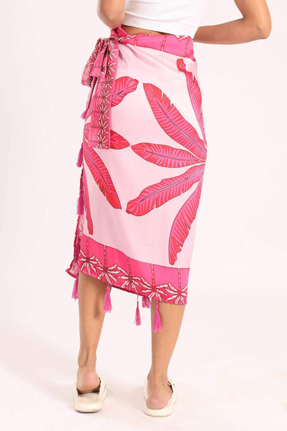 Side Tie Knot Beach Skirt - Carina - ÙƒØ§Ø±ÙŠÙ†Ø§